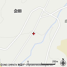 長野県松本市会田447周辺の地図