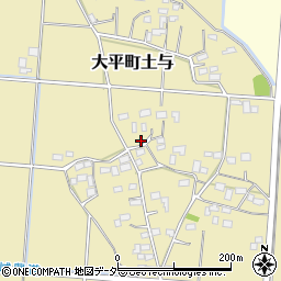 栃木県栃木市大平町土与156-1周辺の地図