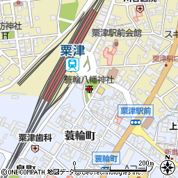 蓑輪八幡神社周辺の地図