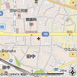 長野県東御市田中154周辺の地図