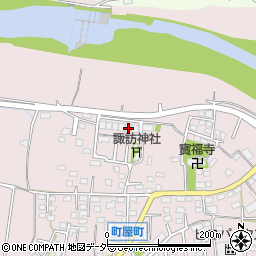 群馬県高崎市町屋町807周辺の地図