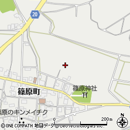石川県加賀市篠原町周辺の地図