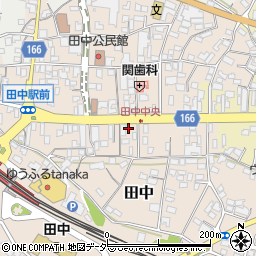 長野県東御市田中167周辺の地図