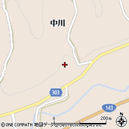 長野県松本市中川1598-1周辺の地図