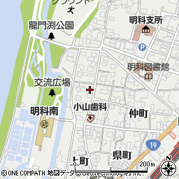 美沢クリーニング店周辺の地図