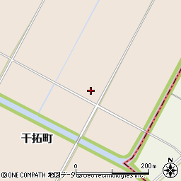 石川県加賀市干拓町周辺の地図