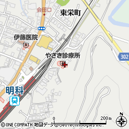 長野県安曇野市明科中川手東栄町4085周辺の地図