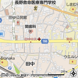 長野県東御市田中152-2周辺の地図