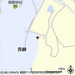 茨城県桜川市青柳76周辺の地図