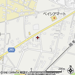 群馬県伊勢崎市上田町198周辺の地図