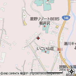 三晶実業株式会社　軽井沢寮周辺の地図