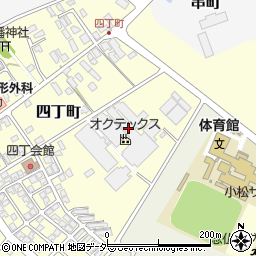 株式会社オクテックス　粟津事業所周辺の地図