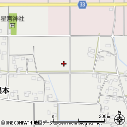 栃木県小山市黒本周辺の地図