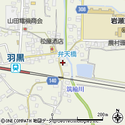 茨城県桜川市友部1641周辺の地図