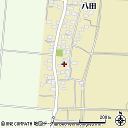 茨城県筑西市八田365周辺の地図