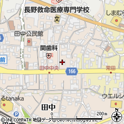 長野県東御市田中152周辺の地図