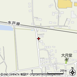 茨城県桜川市友部1163-1周辺の地図