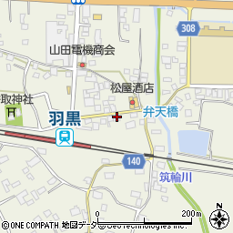 カギの１１０番救急車羽黒・岩瀬・桜井・下谷貝周辺の地図