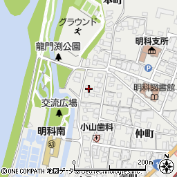 長野県安曇野市明科中川手本町3923周辺の地図