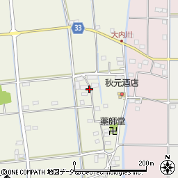 栃木県小山市大本周辺の地図