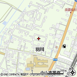 栃木県小山市羽川146周辺の地図