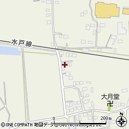 茨城県桜川市友部1163-2周辺の地図