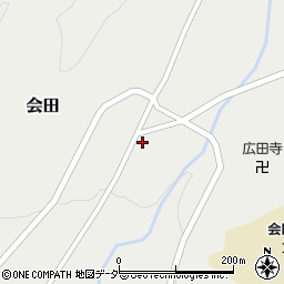 長野県松本市会田427周辺の地図