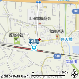 茨城県桜川市友部1018周辺の地図