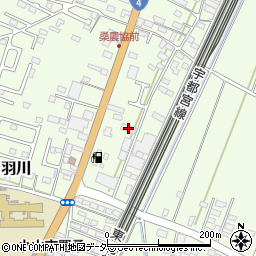 栃木県小山市羽川800周辺の地図