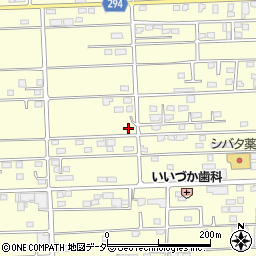 群馬県太田市大原町488-2周辺の地図