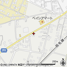 群馬県伊勢崎市上田町173周辺の地図