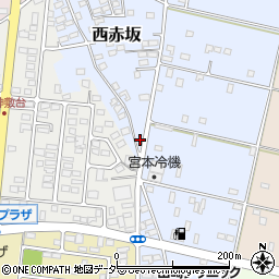 茨城県ひたちなか市西赤坂3914-1周辺の地図