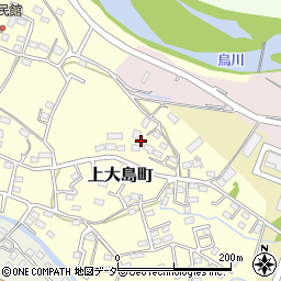 群馬県高崎市上大島町67周辺の地図