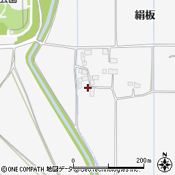 栃木県下野市絹板27周辺の地図