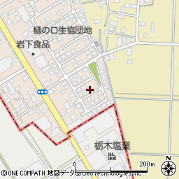 栃木県栃木市樋ノ口町7周辺の地図