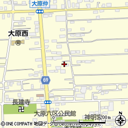 群馬県太田市大原町518周辺の地図