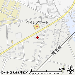 群馬県伊勢崎市上田町172周辺の地図