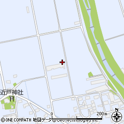 群馬県前橋市上増田町周辺の地図