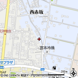 茨城県ひたちなか市西赤坂3911-2周辺の地図