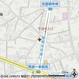 茨城県水戸市元吉田町320-1周辺の地図