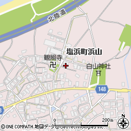 石川県加賀市塩浜町ち13周辺の地図