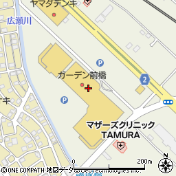 １００円ショップセリアクロスガーデン前橋店周辺の地図