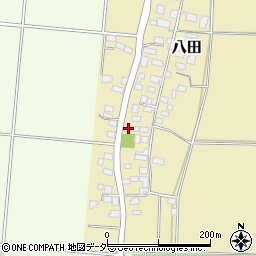 茨城県筑西市八田179周辺の地図