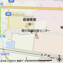 茨城県桜川市友部155周辺の地図
