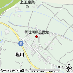 郷仕川原公民館周辺の地図