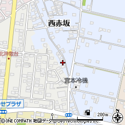 茨城県ひたちなか市西赤坂3921-2周辺の地図