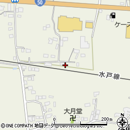茨城県桜川市友部1146-6周辺の地図