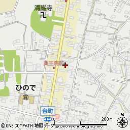 茨城県水戸市元台町1493周辺の地図