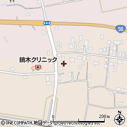 茨城県桜川市加茂部304周辺の地図