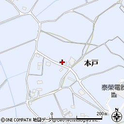 茨城県笠間市本戸3479周辺の地図